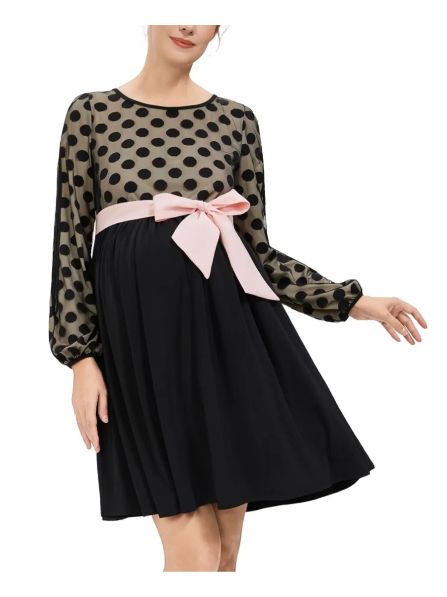 Платье Kimi + Kai для беременных Alora Skater Dress kimi + kai — изображение 1 из 5, черный