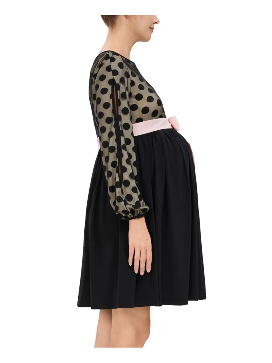 Платье Kimi + Kai для беременных Alora Skater Dress kimi + kai — изображение 4 из 5, черный