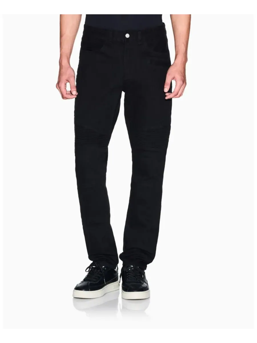 Мужские узкие байкерские джинсы J27 A|X Armani Exchange — изображение 1 из 5, черный