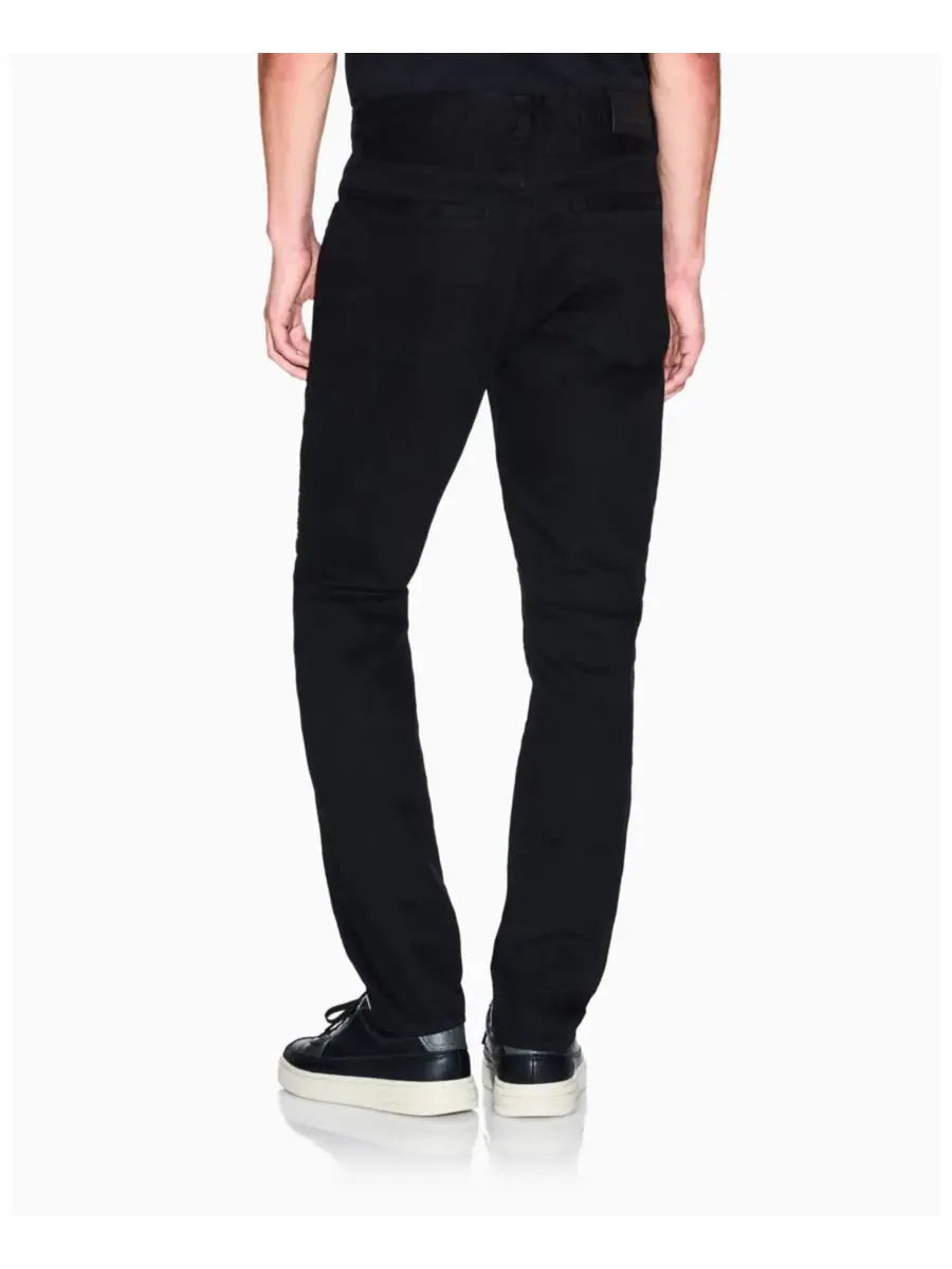 Мужские узкие байкерские джинсы J27 A|X Armani Exchange — изображение 3 из 5, черный
