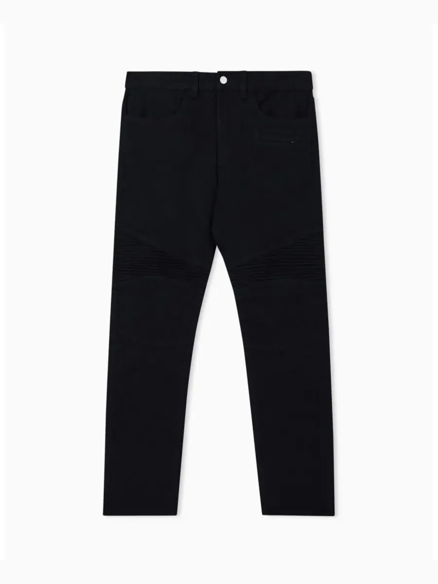 Мужские узкие байкерские джинсы J27 A|X Armani Exchange — изображение 5 из 5, черный