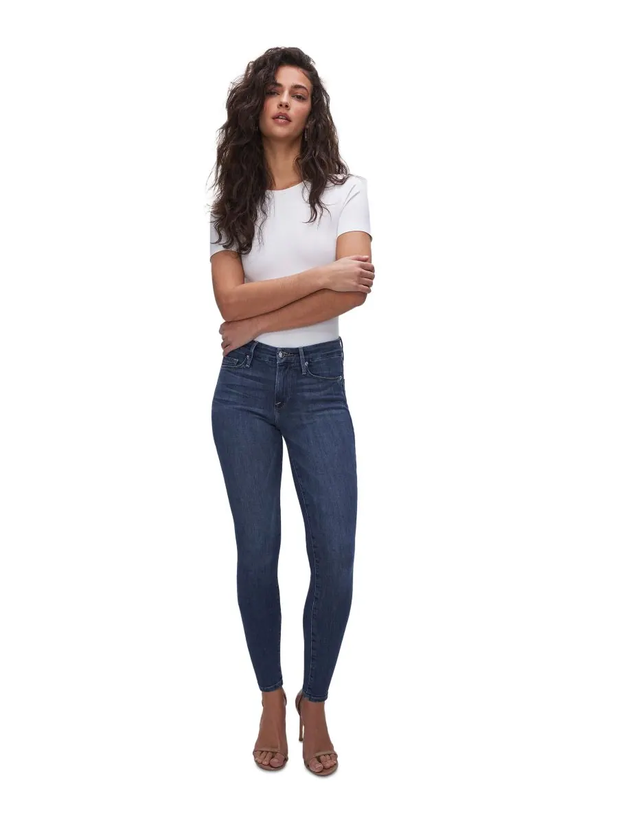 Женские джинсы Good Legs Skinny Mid Rise, стандартные и большие размеры Good American
