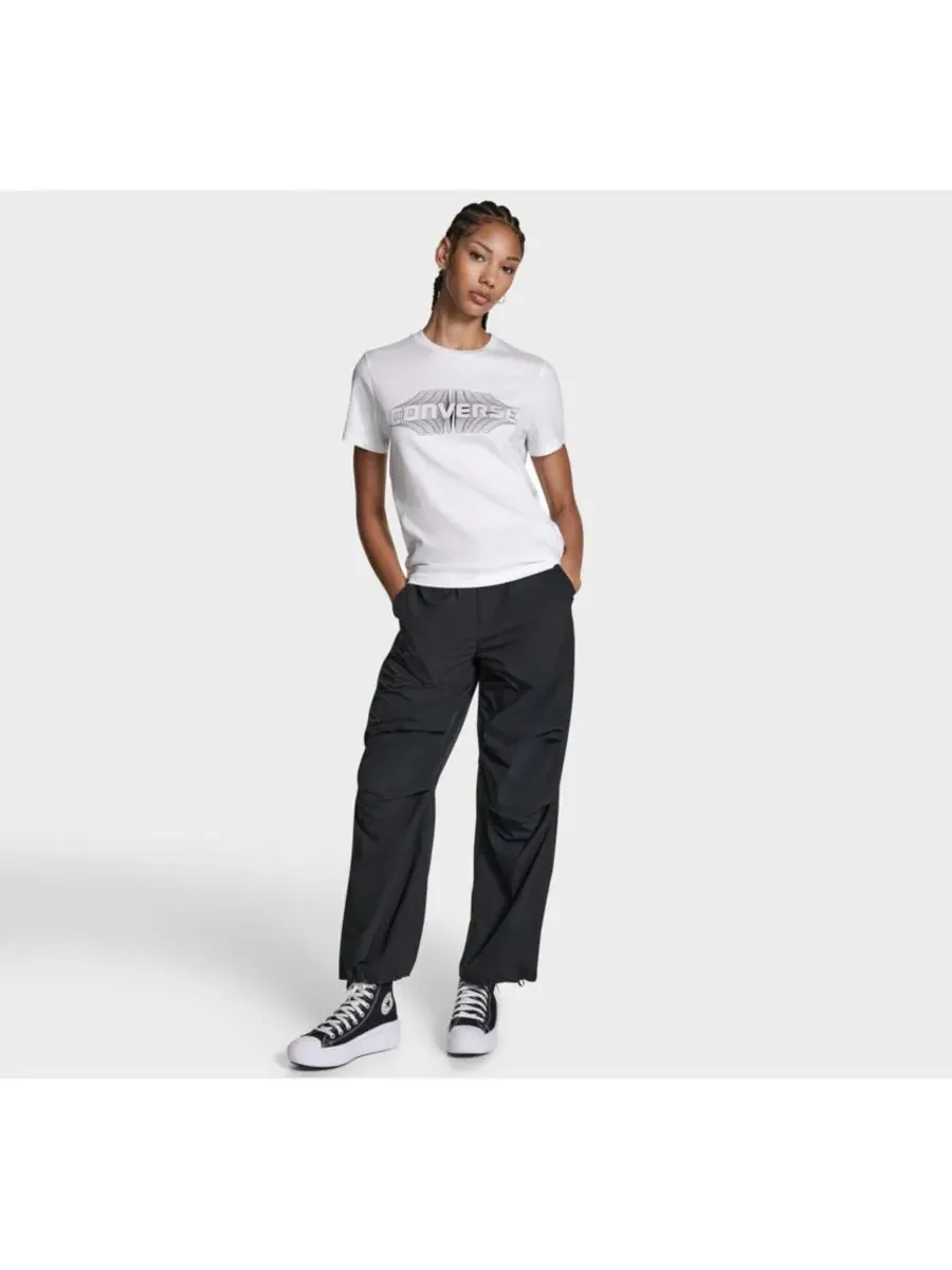 Converse Женская футболка Multiplied — изображение 3 из 5, белый