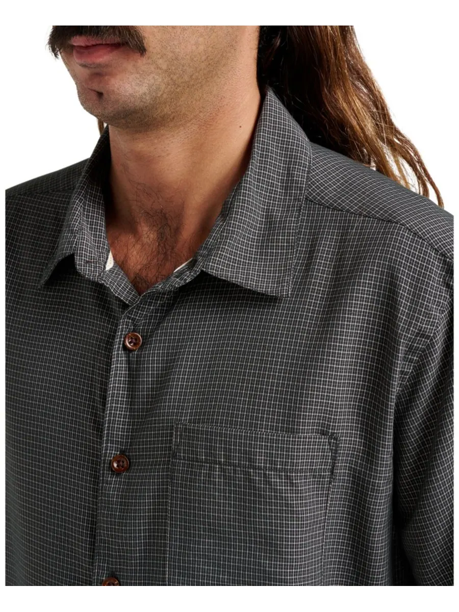 Мужская рубашка Quiksilver Comfort Fit Quiksilver Waterman — изображение 4 из 5, фантомный