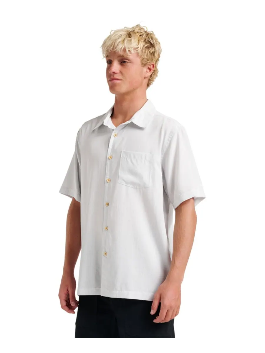 Мужская рубашка Quiksilver Comfort Fit Quiksilver Waterman — изображение 3 из 4, белый