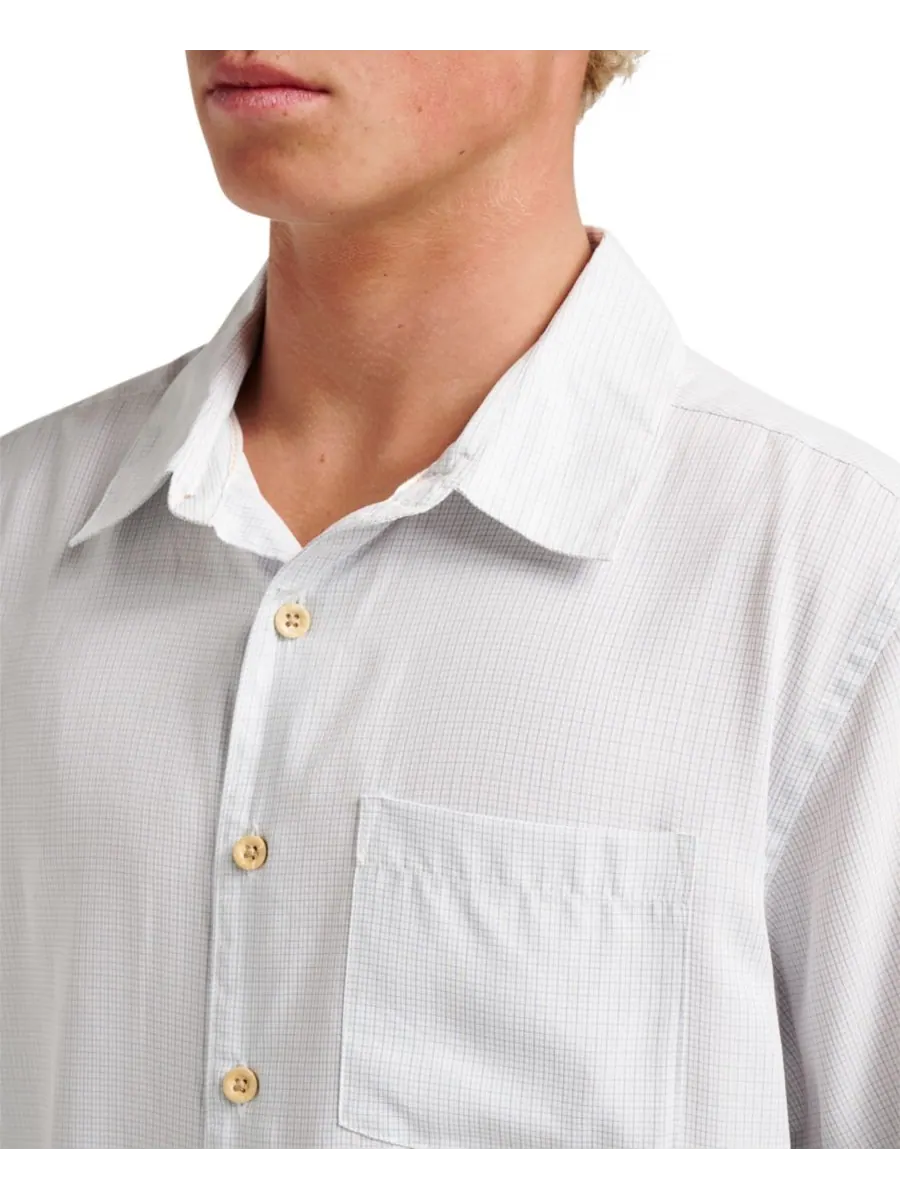 Мужская рубашка Quiksilver Comfort Fit Quiksilver Waterman — изображение 4 из 4, белый