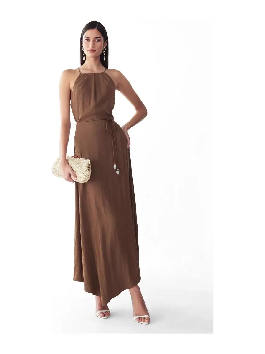 Платье-миди Marni Midi Dress ST MRLO — коричневый