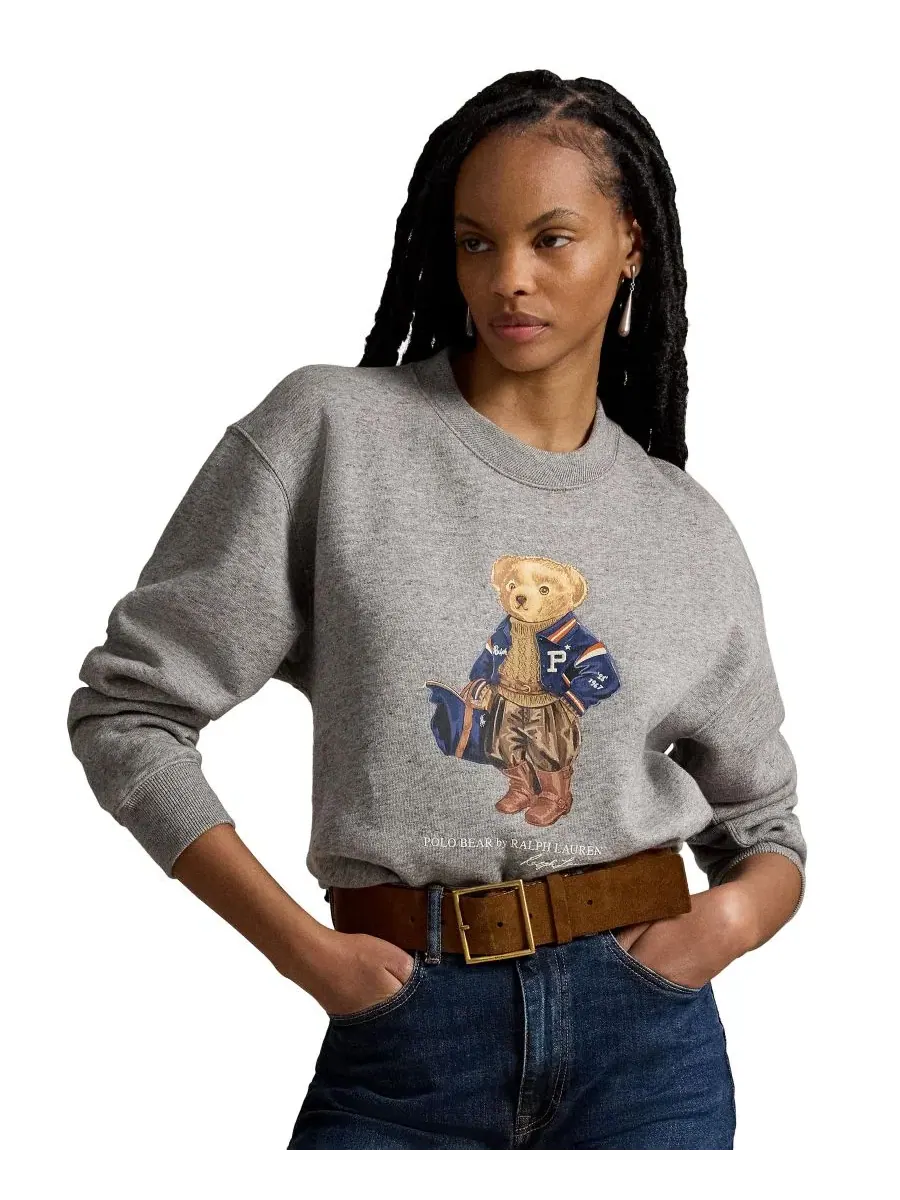 Свитшот с круглым вырезом и принтом Polo Bear Polo Ralph Lauren