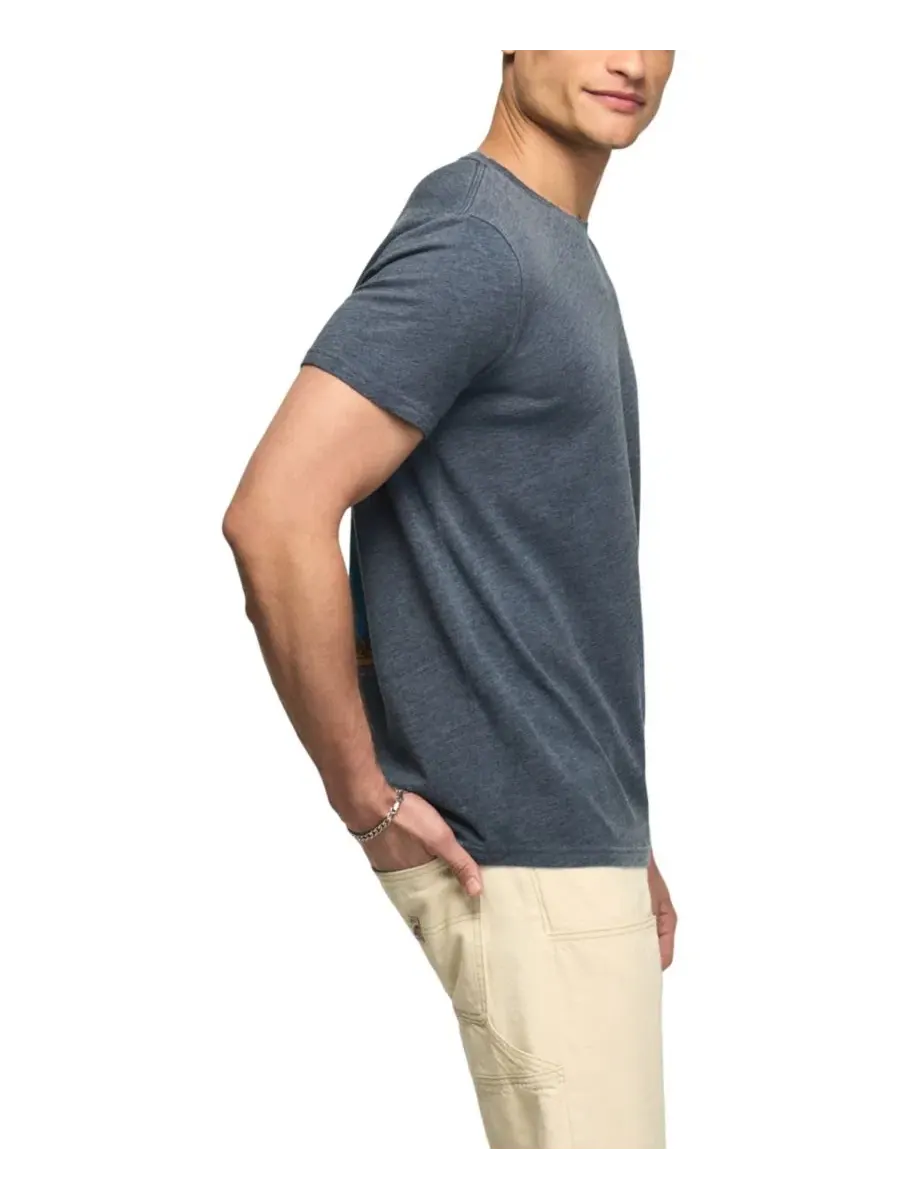 Футболка с коротким рукавом и принтом Modelo Lucky Brand — изображение 3 из 4, синий