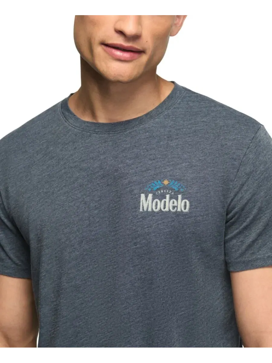 Футболка с коротким рукавом и принтом Modelo Lucky Brand — изображение 4 из 4, синий