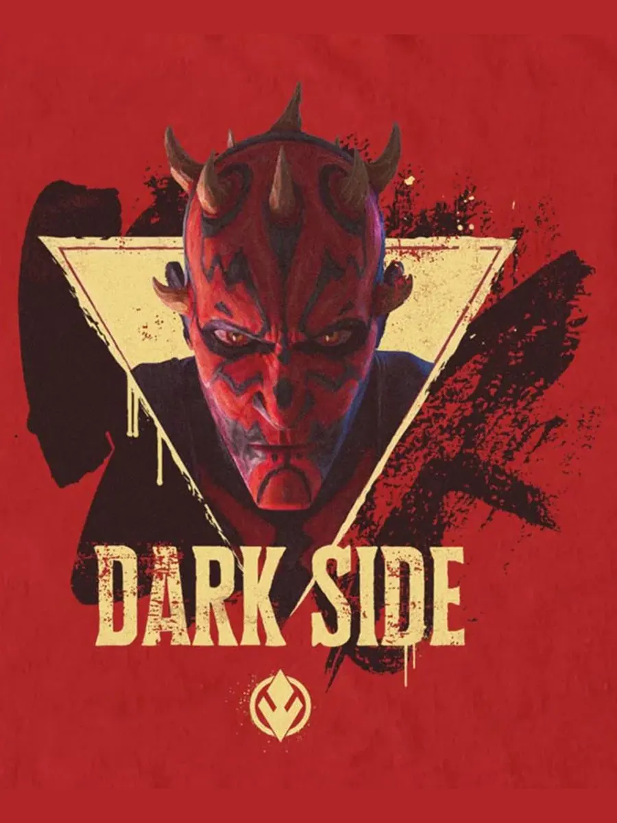 Футболка с принтом Dark Side Fifth Sun — изображение 3 из 3, красный