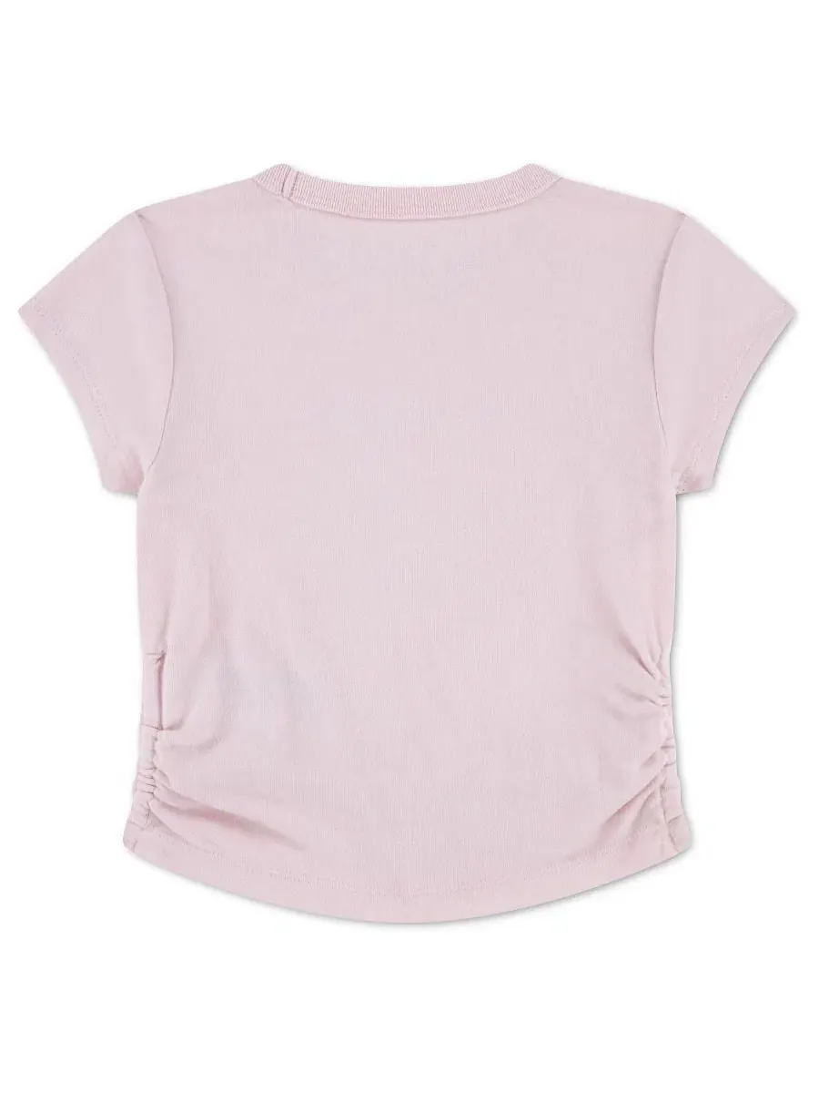 Детская футболка с коротким рукавом для девочек 2T-5T Abercrombie Kids — изображение 2 из 3, розовый