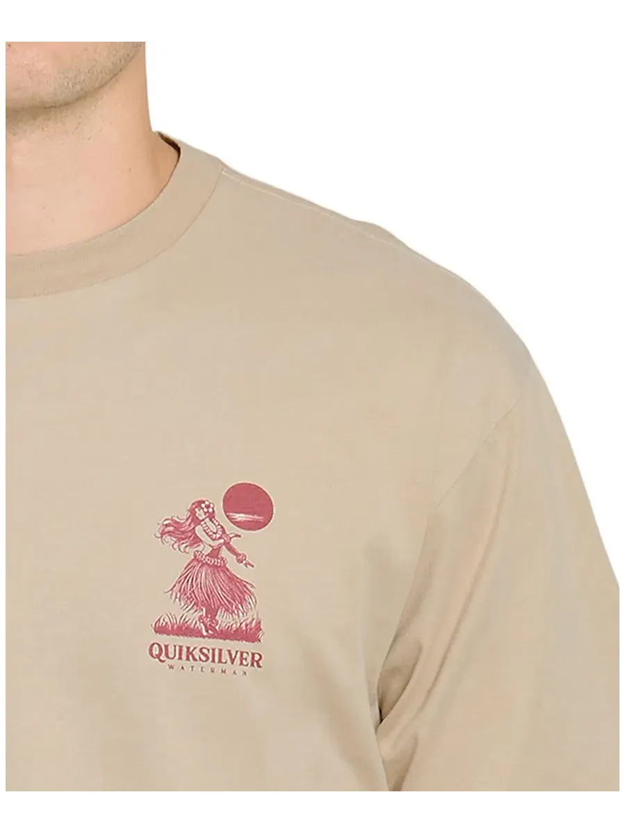 Мужская футболка с коротким рукавом Quiksilver в непринужденном стиле Quiksilver Waterman — изображение 3 из 3