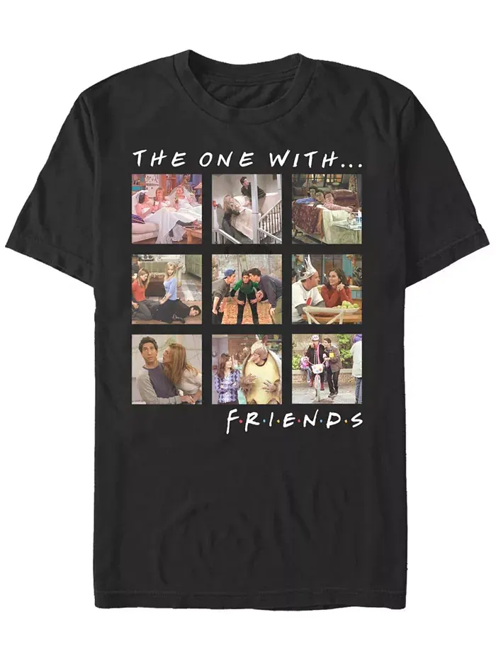 Мужская футболка с коротким рукавом Friends Episode Box Up Fifth Sun — изображение 1 из 1, черный