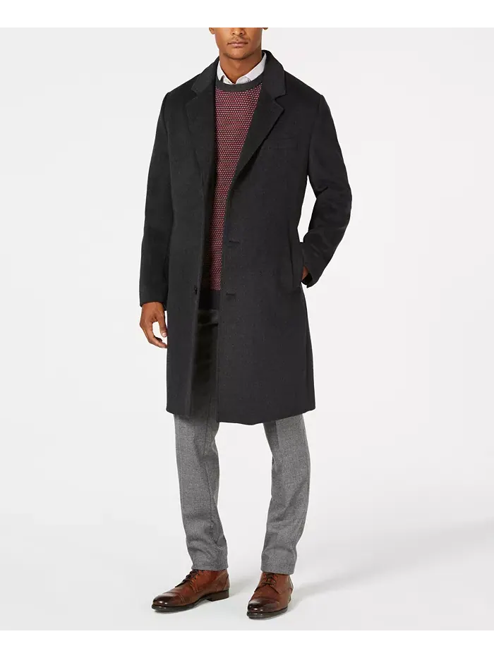 Большой и высокий пальто из шерстяной смеси Signature London Fog