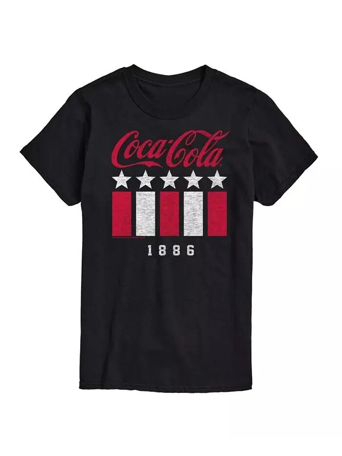 Мужская футболка с коротким рукавом Hybrid Apparel Coca Cola Americana AIRWAVES — изображение 8 из 8, темно-синий