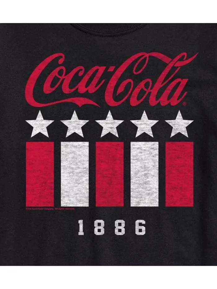 Мужская футболка с коротким рукавом Hybrid Apparel Coca Cola Americana AIRWAVES — изображение 5 из 9, белый