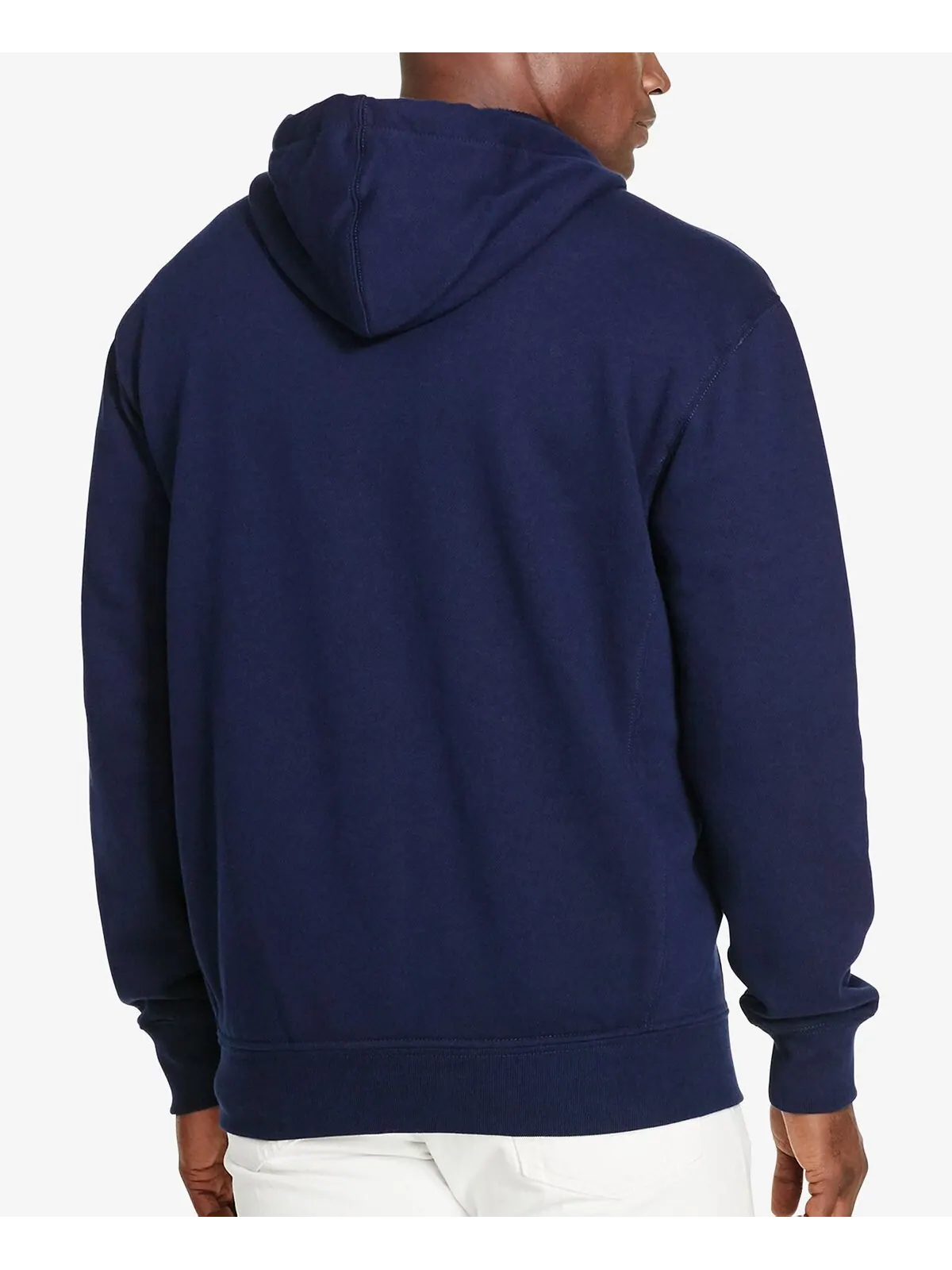 Мужская флисовая толстовка Polo Ralph Lauren с капюшоном — изображение 2 из 4, темно-синий