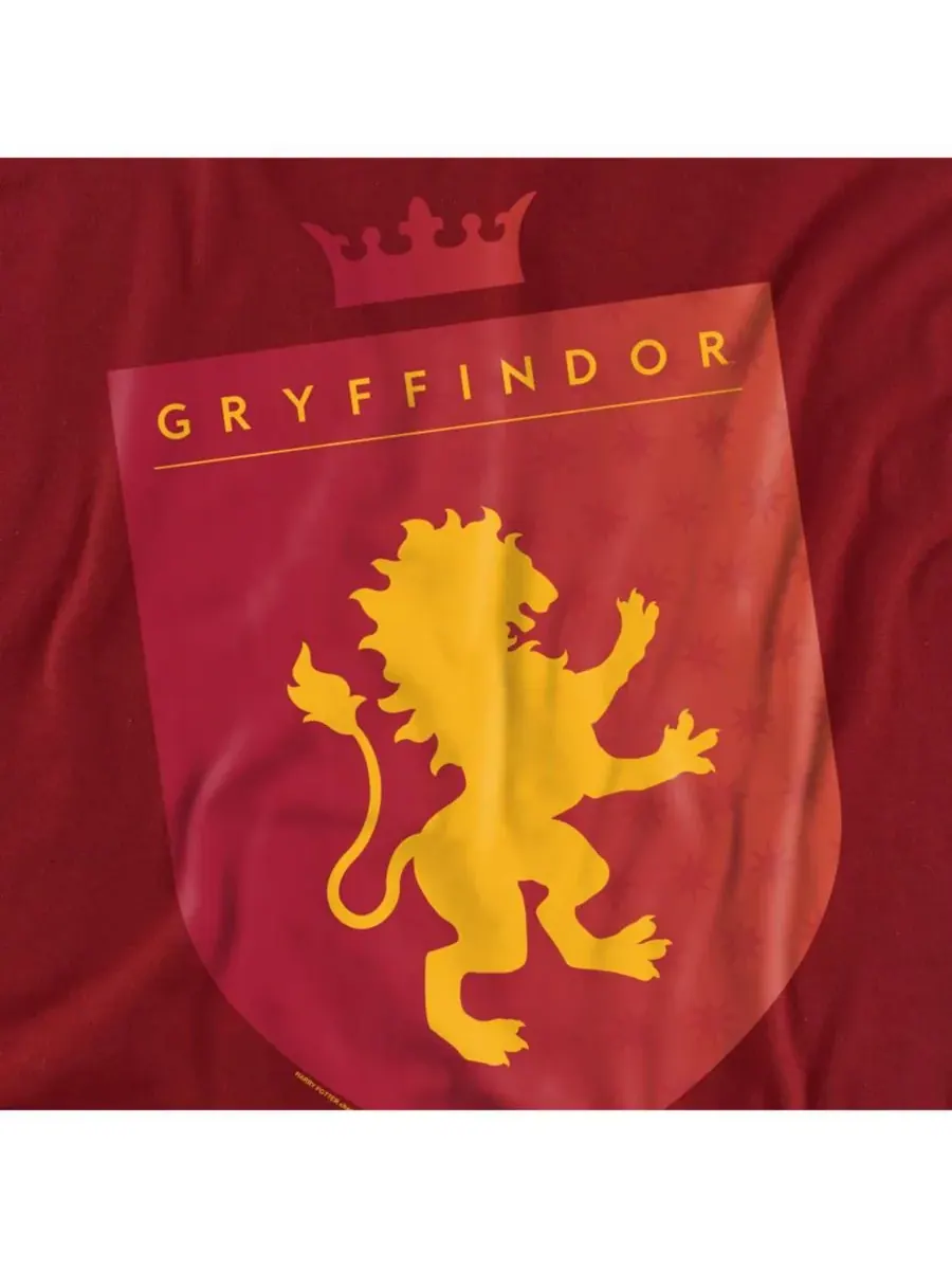 Мужская футболка с эмблемой щита Гриффиндора Harry Potter — изображение 3 из 3, красный