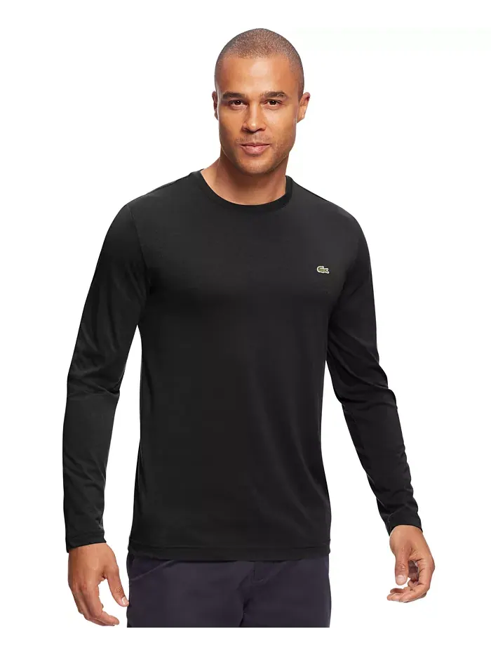Футболка Lacoste, мужская — изображение 1 из 2, черный