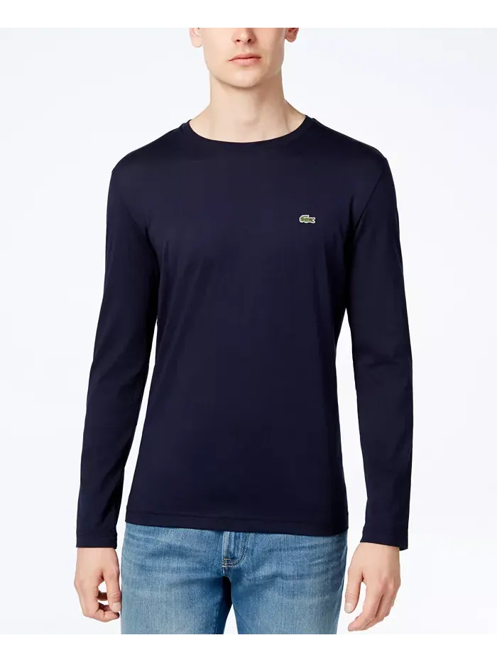 Футболка Lacoste, мужская — изображение 1 из 2, синий