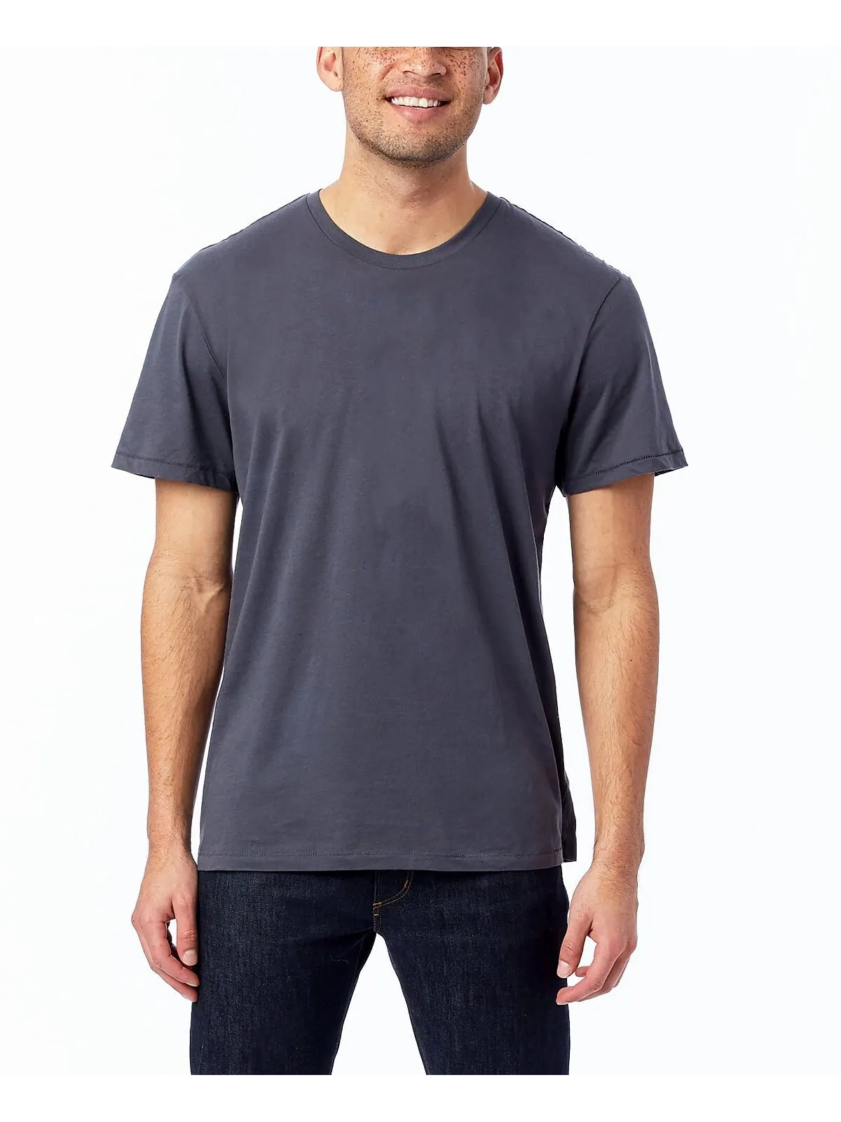 Мужская футболка с круглым вырезом Alternative Apparel — изображение 9 из 20, белый