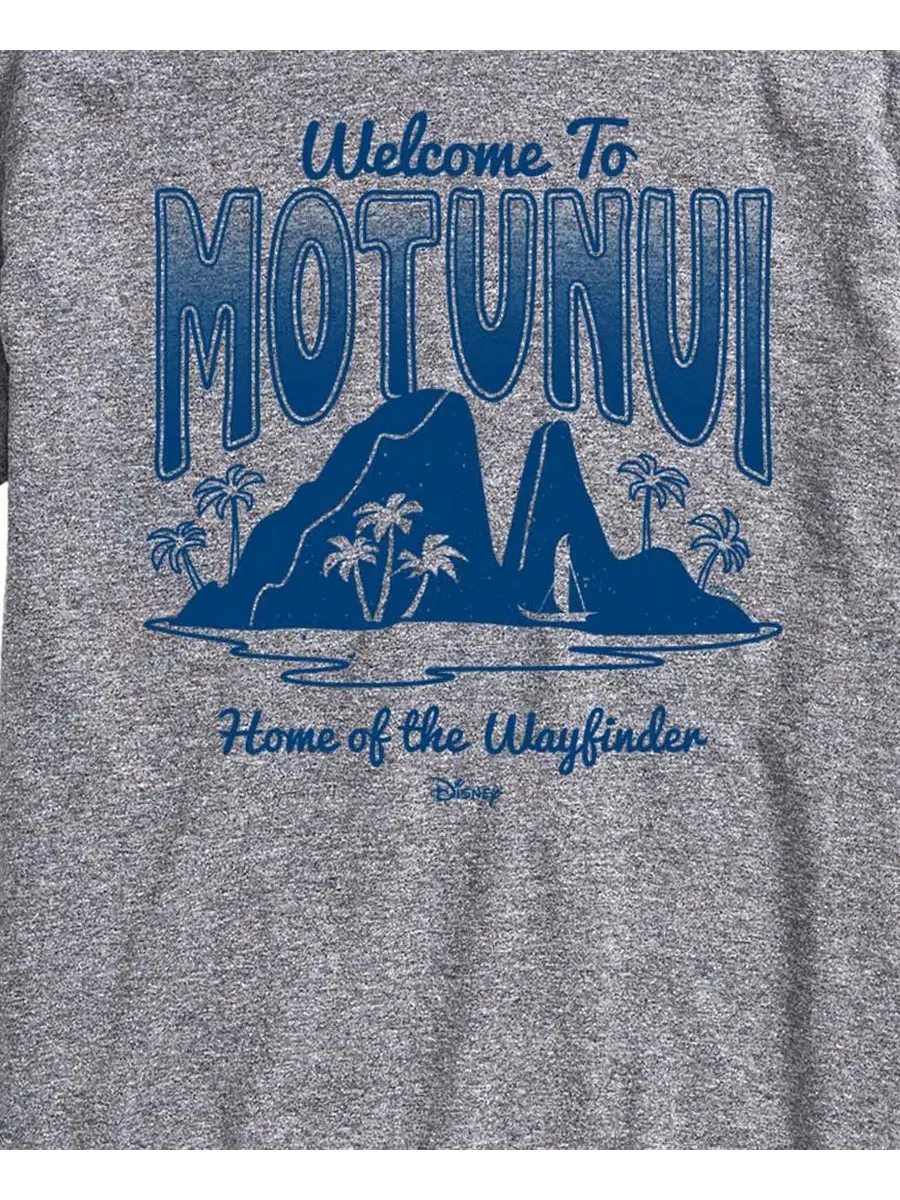 Футболка с принтом Moana Motunui Destination AIRWAVES — изображение 3 из 3, приглушенный