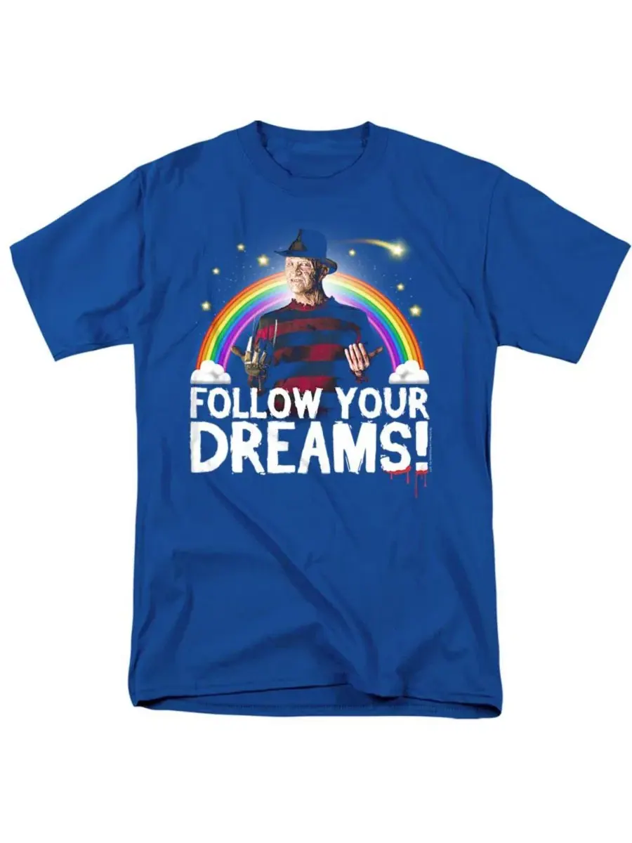 Футболка с принтом Follow Your Dreams Friday The 13th — синий