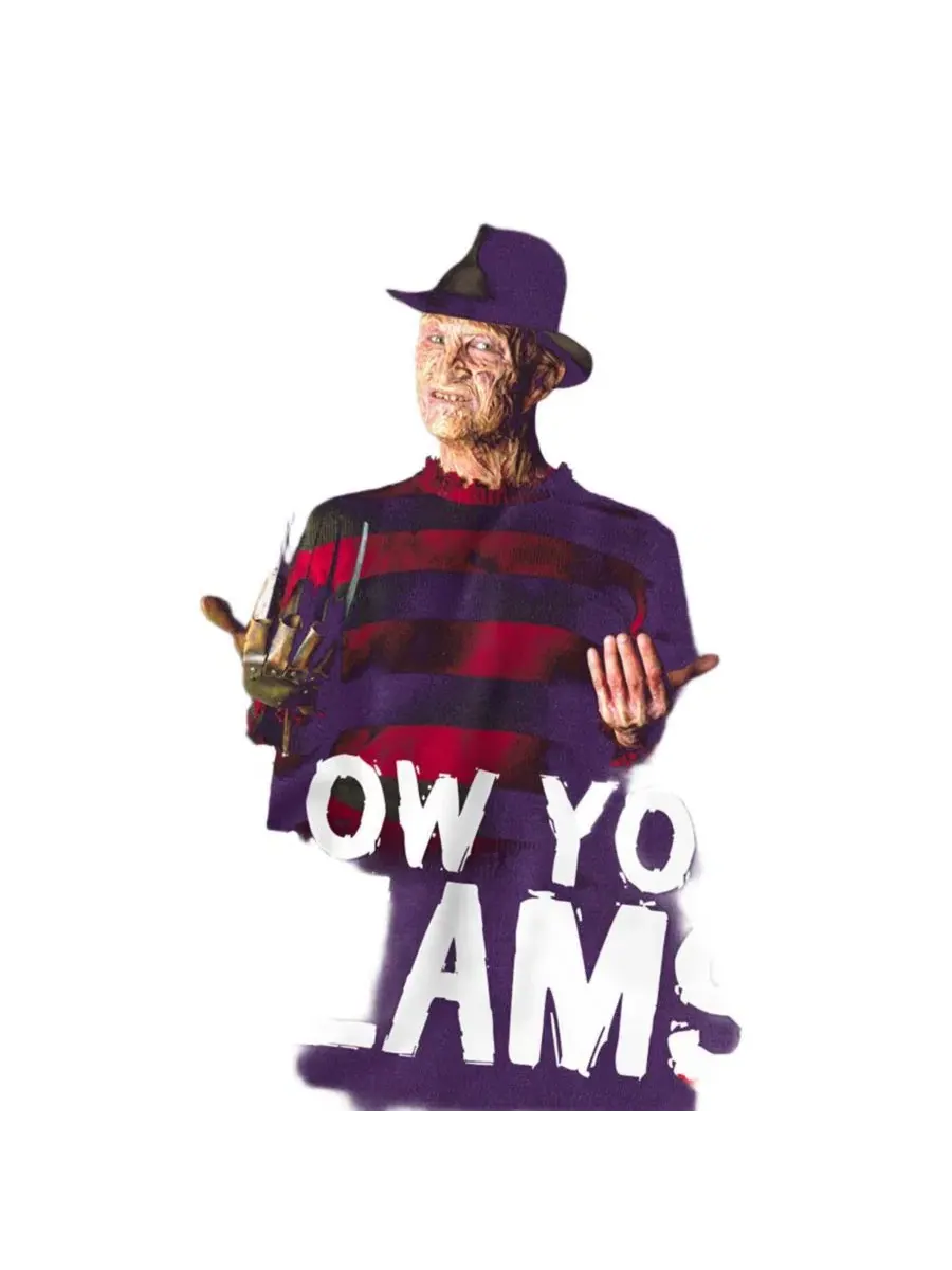 Футболка с длинным рукавом, с принтом, Nightmare on Elm Street Follow Your Dreams Friday The 13th — изображение 2 из 3