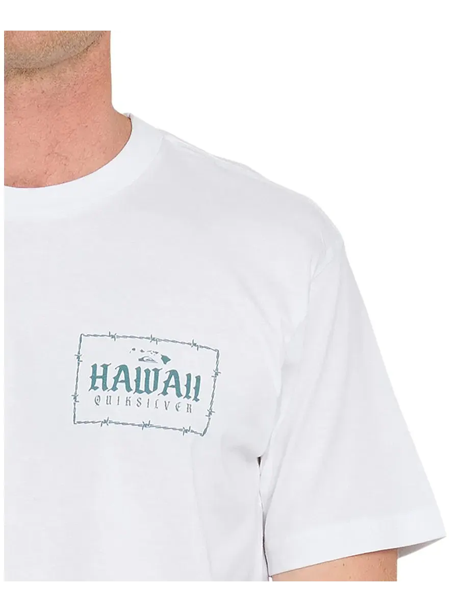 Футболка с коротким рукавом Hawaii Lock Quiksilver — изображение 3 из 3, белый