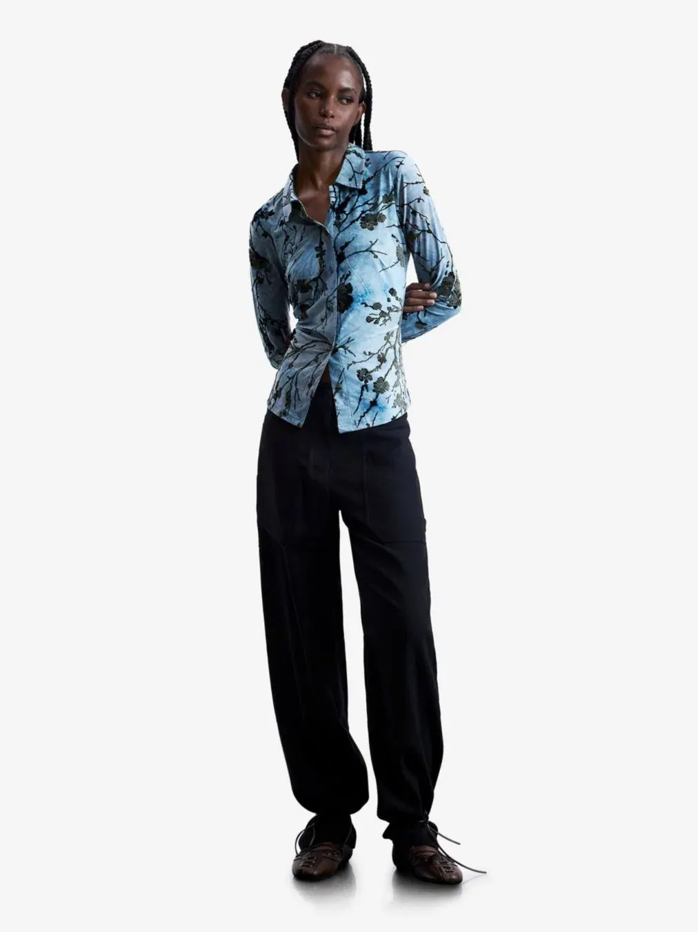 Женская рубашка с принтом Desigual — изображение 3 из 6, нет цвета