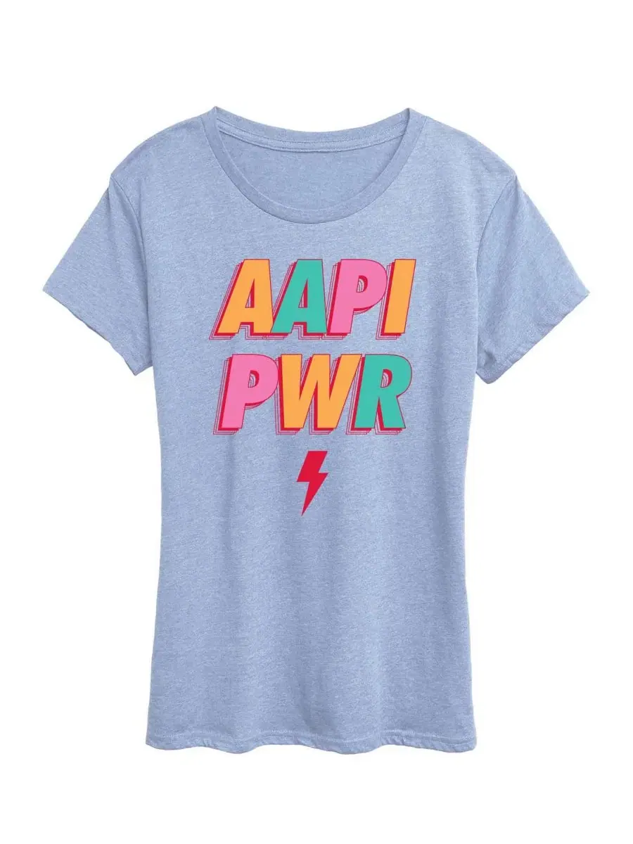 Футболка с принтом AAPI Power Instant Message Hybrid Apparel — изображение 1 из 3, синий