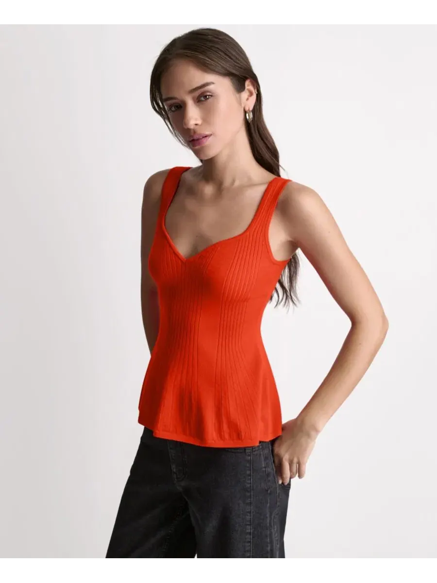 Топ без рукавов с пеплумом BCBG, Fire — изображение 3 из 6