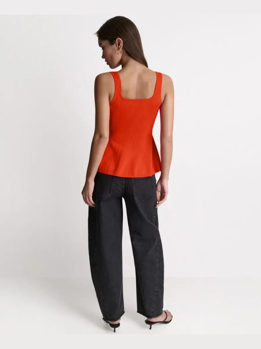 Топ без рукавов с пеплумом BCBG, Fire — изображение 4 из 6