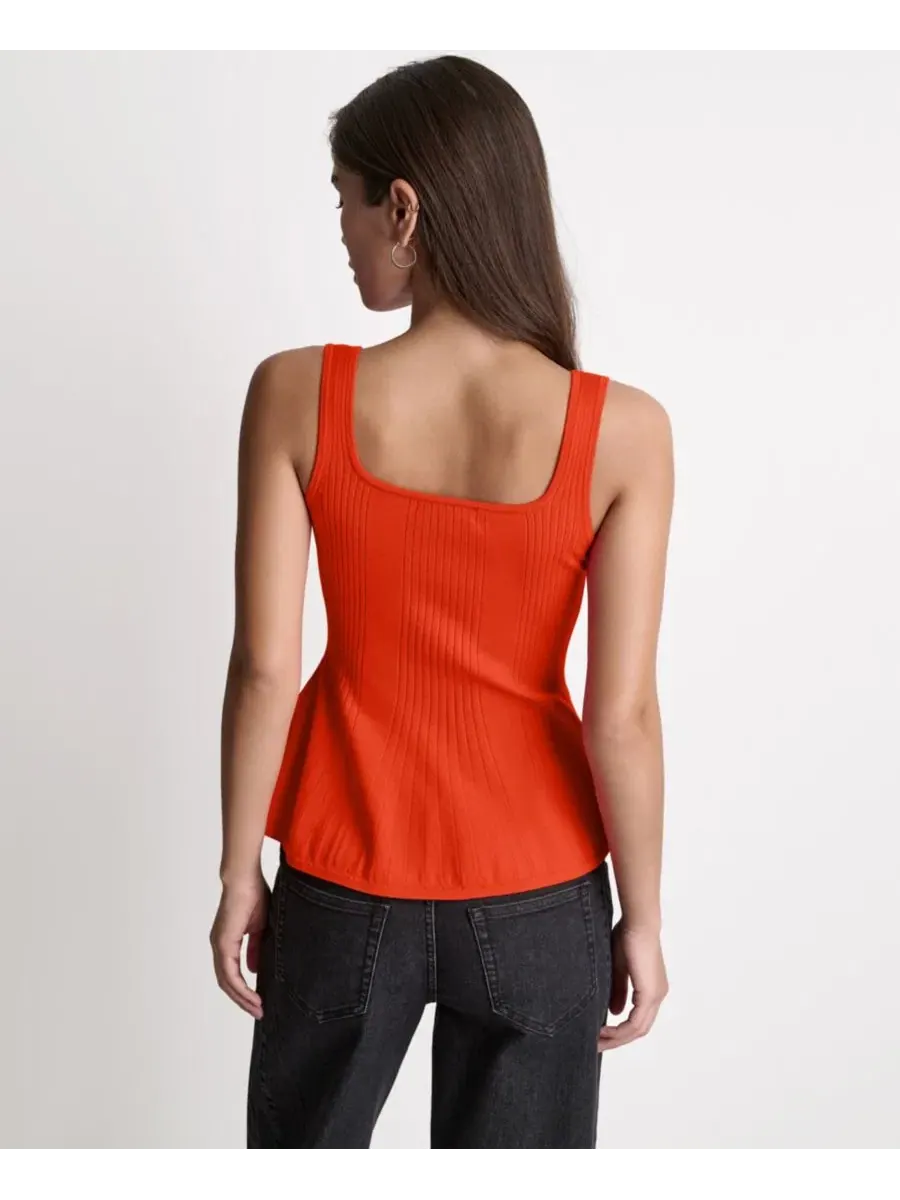 Топ без рукавов с пеплумом BCBG, Fire — изображение 5 из 6