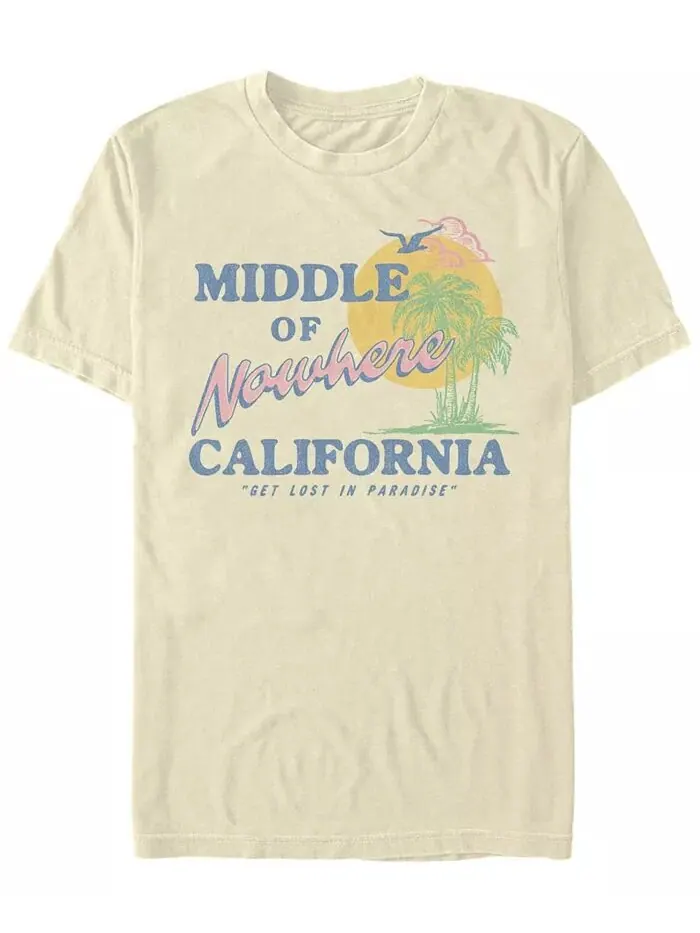 Мужская футболка с коротким рукавом Middle of Nowhere Crew Fifth Sun — изображение 1 из 1, прозрачный