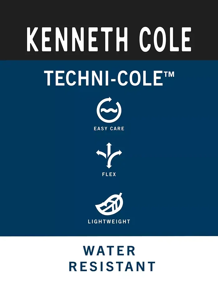Мужские узкие технологичные брюки с пятью карманами Kenneth Cole — изображение 5 из 5, темно-синий