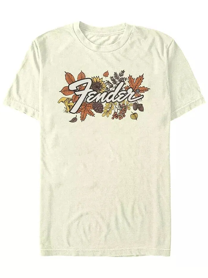 Мужская футболка с короткими рукавами и логотипом Fender Leafy Fifth Sun — изображение 1 из 1, прозрачный