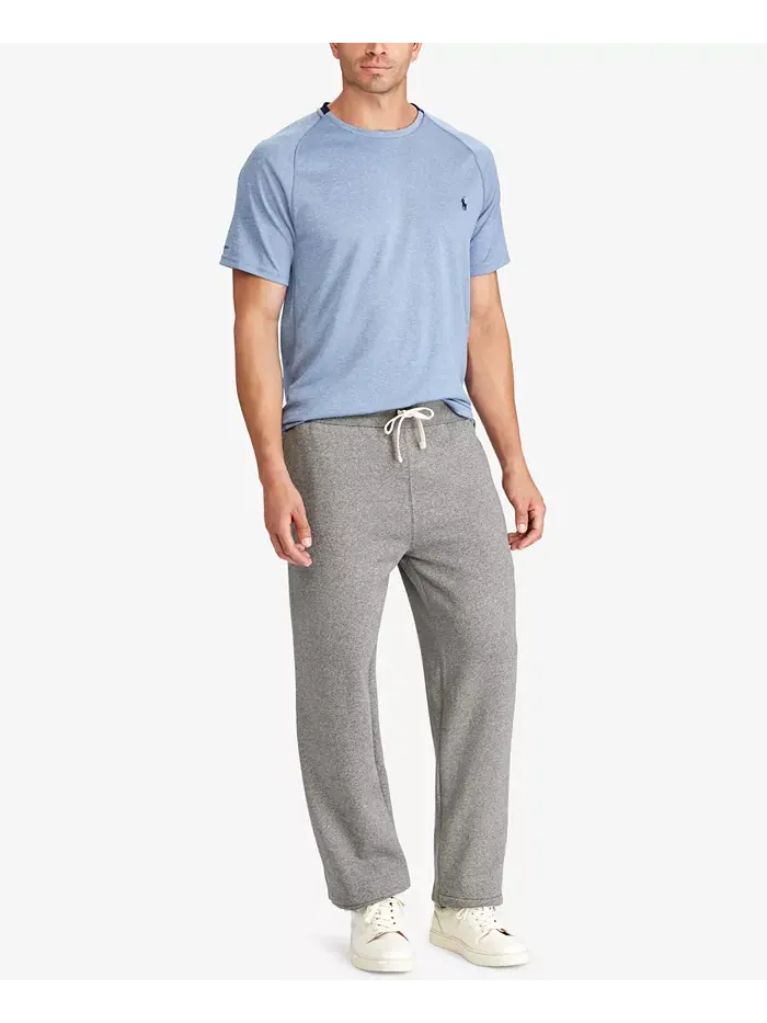 Мужские утепленные спортивные брюки Signature Fleece Big & Tall Polo Ralph Lauren — изображение 2 из 4, серый