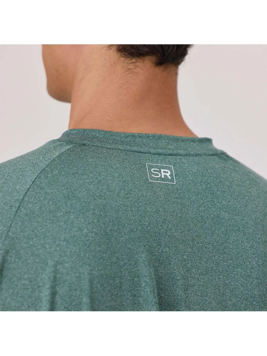 Мужская футболка с длинными рукавами цвета киви (зеленый) Outbound Tee Snapper Rock — изображение 9 из 9