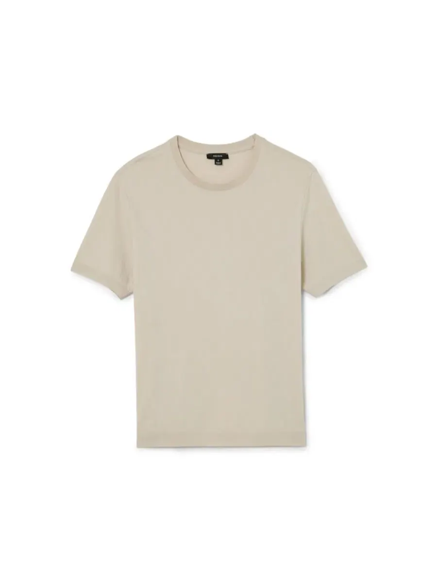 Футболка с коротким рукавом Chad Cotton-Modal Modern-Fit REISS — изображение 2 из 5, серый