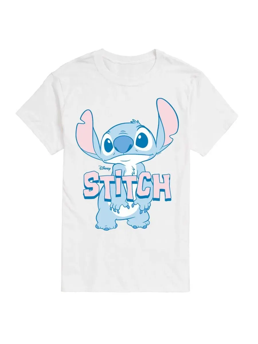 Футболка с длинным рукавом с принтом Lilo and Stitch AIRWAVES — изображение 1 из 3, белый