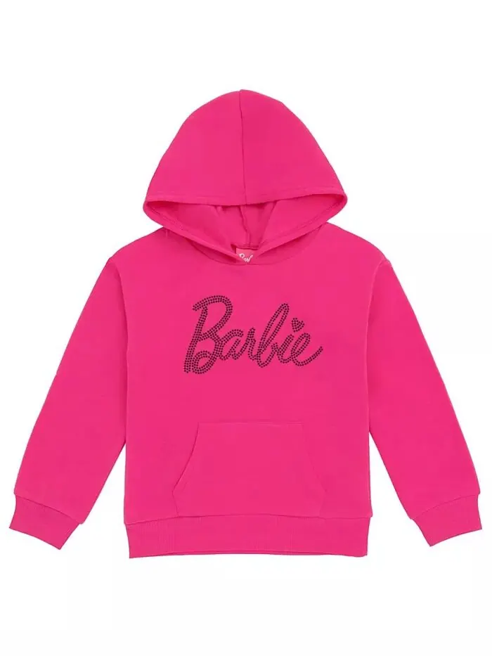 Толстовка с капюшоном из флиса для девочек Barbie
