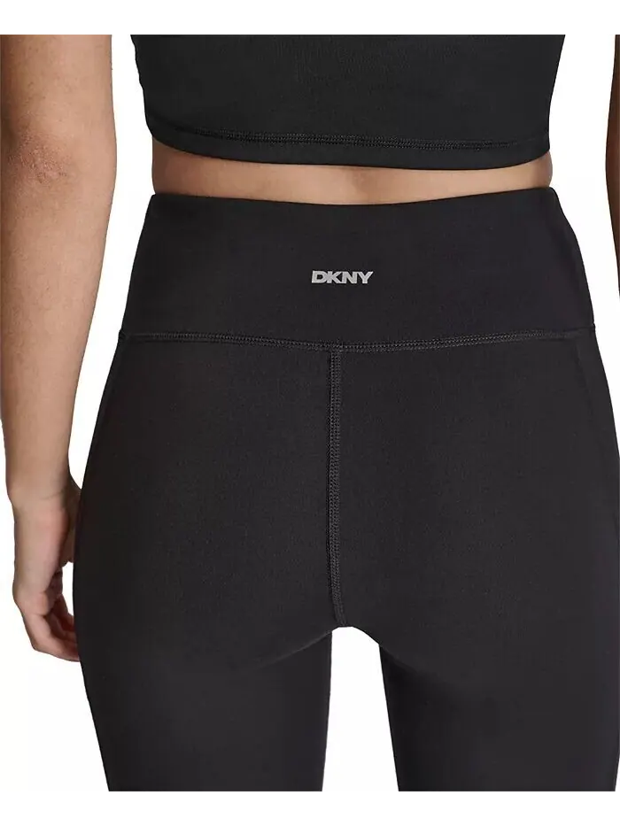 Женские леггинсы-карго с высокой талией 7/8 DKNY — изображение 7 из 7, черный