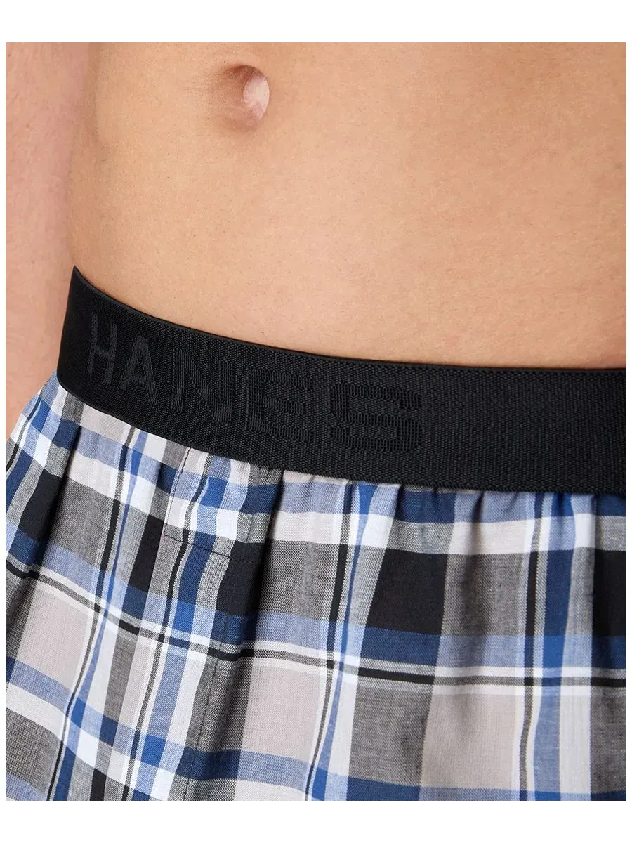 Hanes Мужские боксеры Ultimate с принтом, комплект из 4 штук — изображение 4 из 5, разноцветный