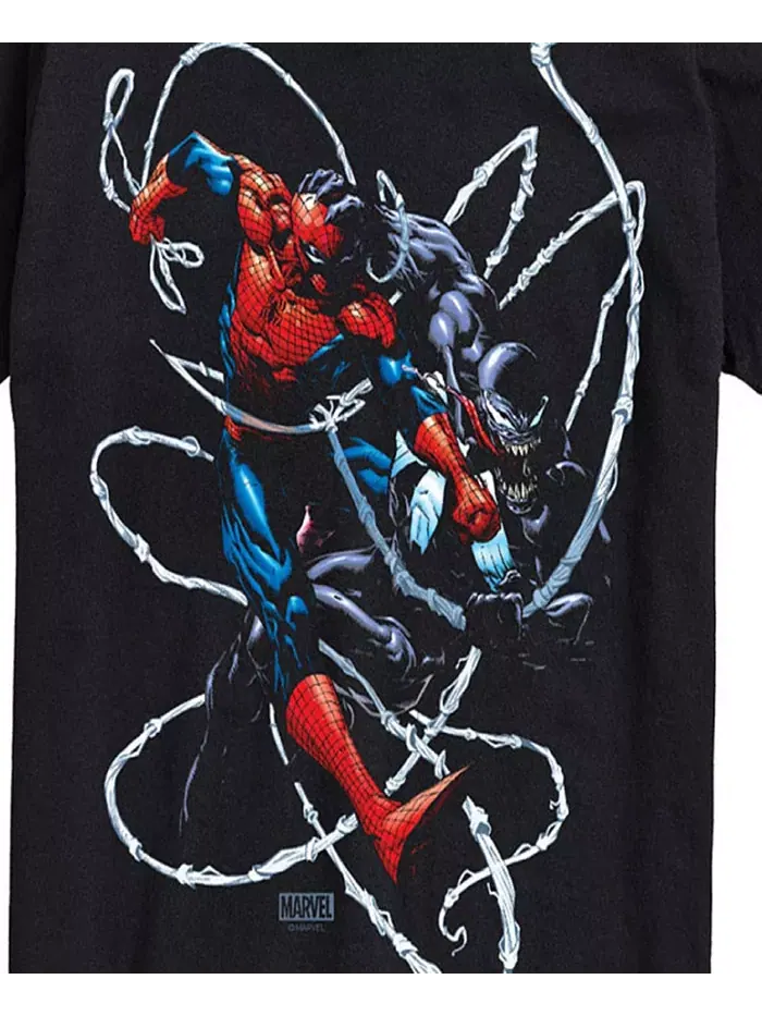 Мужская футболка Venom с коротким рукавом AIRWAVES — изображение 3 из 3, черный