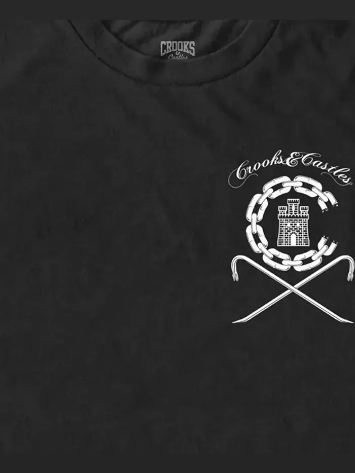 Мужская футболка с коротким рукавом Coat of Arms Fifth Sun — изображение 3 из 3, черный