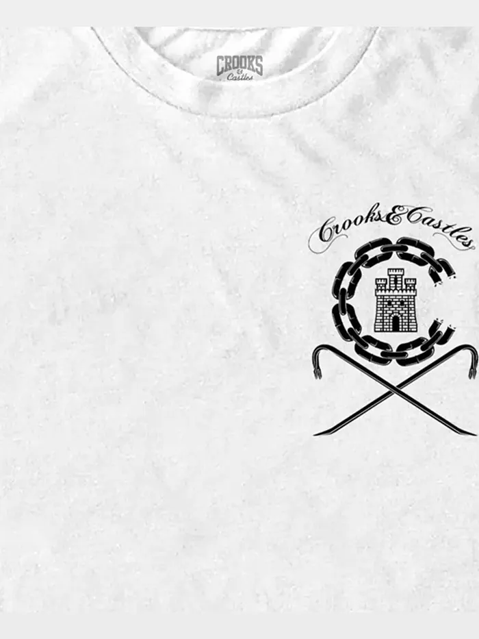 Мужская футболка с коротким рукавом Coat of Arms Fifth Sun — изображение 3 из 3, белый