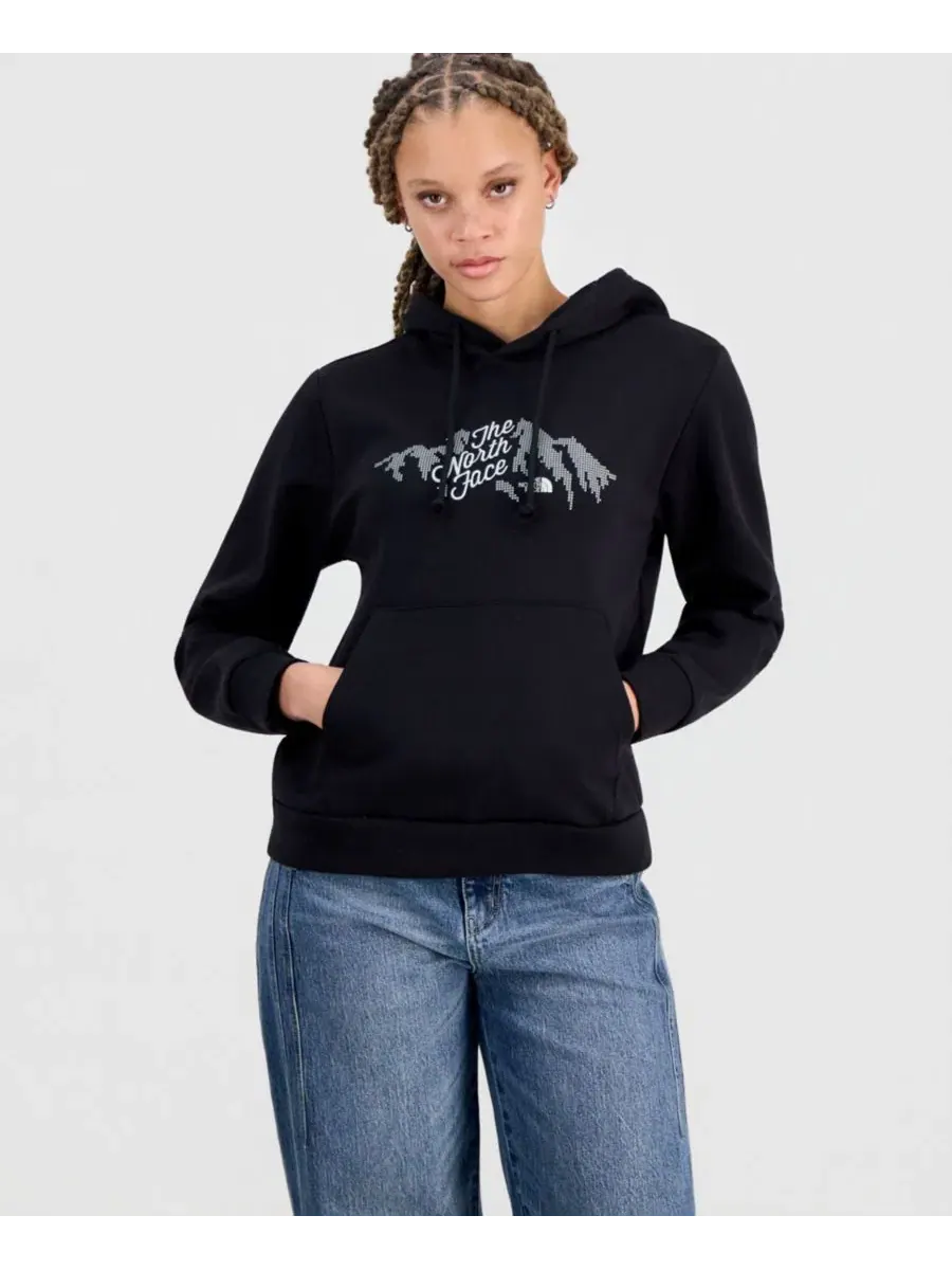 Женская хлопковая толстовка с капюшоном Evolution Sparkle Graphic The North Face