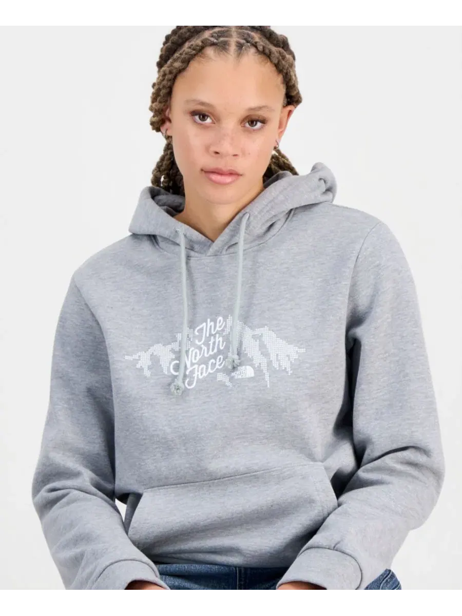 Женская хлопковая толстовка с капюшоном Evolution Sparkle Graphic The North Face — изображение 6 из 7, черный